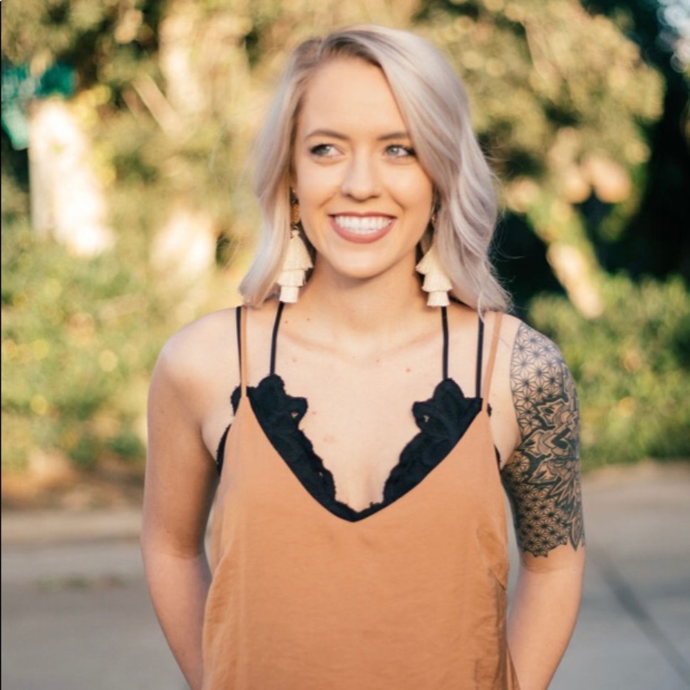 All Yours Satin Cami - Tan